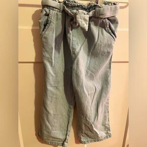 Oshkosh wide leg pants and Carters denim stretch 5T girls pants bundle 👖